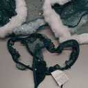 JasmyGirls Sexy Christmas Santa Lingerie for Women Sheer Unwrap Front Babydoll (Medium, Green)