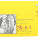 Strathmore 300 Series Sketch Pad, 14x17 inch, 100 Sheets, Top Wire - Artist Sketchbook for Drawing, Illustration, Art Class Students