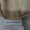 Polyester Sofa Cushion Cover Couch Seat Covers Dining Sofa Cushion Slipcover (Beige)