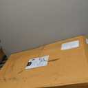 Amazon Basics Portable Foldable TV Tray Table with Storage Rack, Space-Saving Design, 15" x 19" x 26", Black, 4-Pack