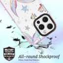 for iPhone 14 Case, Magical Mermaid Pattern with Iridescent Tail, Military-Grade Drop Protection, Cute Soft Slim TPU Protective Cover with Camera Protection for Women & Girls