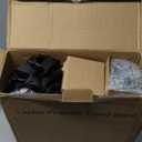 Laptop Tripod on Wheels with 2 Shelves, Portable Projector Floor Stand Adjustable Height 25.9 to 51.8 Inch with Phone Holder