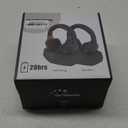 WallarGe Wireless Headphones for TV Watching with RF Transmitter Charging Dock, Plug and Play, 100 Ft Wireless Range, Rechargeable 20 Hour Battery (Black with Red)