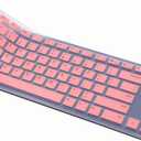 Silicone Keyboard Skin Cover Compatible for Dell Wireless Bluetooth Keyboard KM7321W, Dell Pro Keyboard KB500 & KM5221W (Pink)