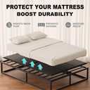 Full Bunkie Board 10mm (54x75 inches) - Anti-Sag Mattress Support Board, Noise-Minimizing, Breathable & Moisture Resistant - Universal Fit for Bed Frame, Platform Beds & Pull-Out Sleeper Sofa