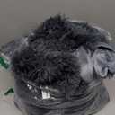 annadaif Plush Shaggy Duvet Cover, Dark Gray Fluffy Comforter Cover Set King Size, Fuzzy Faux Fur Bedding Set with Zipper Closure, Luxury Ultra Soft 3 Pieces (1 Duvet Cover, 2 Pillowcases)