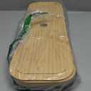 LONBET Toilet Paper Storage for 12 Rolls, Stackable & Foldable - The Ultimate Bathroom Organizer - Waterproof Basket with Bamboo Lid - Elegant Toilet Paper Storage Holder, Light Gray