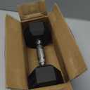 CAP Barbell 10 LB Coated Hex Dumbbell Weight, New Edition (Chrome Handle)