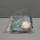 24 Pack Clear Plastic Gift Bags with Handles, Party Favor Bags with Ribbons and Tags, Reusable Goodie Tote Bags for Valentine's Day Wedding Baby Shower (7.9 x 7.9 x 3.2")