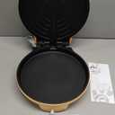 Bear 11.8'' 1500W Electric Smokeless Indoor Grill with Adjustable Temp, Quesadilla Maker Nonstick Pan for Breakfast, Lunch, Dinner