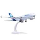 ANTSIR A380 Diecast Airplane Model - 1/400 Scale Metal Prototype Plane for Gift Collectible