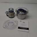 KOIOS Food Processor, 500W Electric Food Chopper with 2 Bowls (8 Cup+8 Cup) & 2 Bi-Level Blades&, Small Electric Grinder Meat Processor for Nuts, Meat, Onion, Garlic, Baby Food, Blue