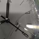 pxy Cute and Safe Alarm Clock for Kids Battery Powered (Battery Include), 4" Analog Super Silent Analog Alarm Clock with Night Light510 Green & White