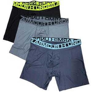 Under Armour Essential Tech Boxerjock 6" Inseam 3-Pack L