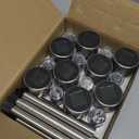 GIGALUMI 16 Pack Solar Lights Outdoor Waterproof,Stainless Steel LED Solar Garden Lights for Patio, Lawn, Yard and Landscape(Cold White)