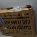 Carbon Fiber Floor Mats for Ford Bronco 4-Door 2021 2022 2023 2024 2025 (Not for 2 Door&Sport), All Weather Protection TPE Car Mats Car Liners Accessories, Front & 2nd Row Floor Liners Set