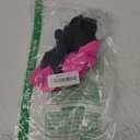 Smart & Sexy Women's Lace Trim Thong Panty, 2-Pack, Electric Pink/ Black Hue, 7