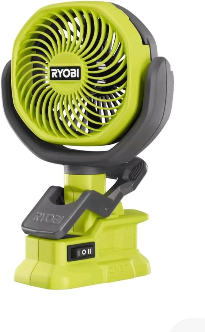 Birsppy RYOBI 18V ONE+ Cordless 4 in Clamp Fan (Tool Only)