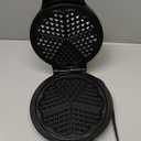 Mueller Heart 5 Waffle Maker, Waffle Iron, Adjustable Browning Control & Nonstick, Cool Touch Handle, Easy to Clean, Small Kitchen Appliances