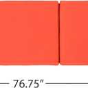 Christopher Knight Home Jamaica Outdoor Water Resistant Chaise Lounge Cushions, 2-Pcs Set, Orange, 2 Count