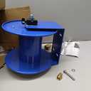 MEKOH Pressure Washer Hose Reel 100FTx3/8, Manual Power Washer Hose Reel 200FTx1/4 with M22 Fitting, 4500PSI Heavy Duty Hose Reel for Water, High Pressure Washer Reel with Trailer/Wall/Van Mount