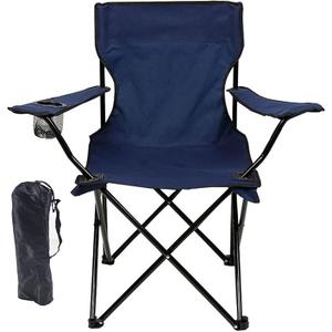 Portable Camping Chair Outdoor Folding Chairs with Arm Rest Cup Holder Carry Bag,Leisure Fishing Chair Lightweight Lawn Chair for Sports Picnic Hiking
