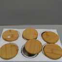 Marbling Ceramic Flower Pot 3.35 Inch Succulent Small Plant Cactus Herbs Planter Ceramic Pot with Drainage Hole Matte Round Container(6 Pcs,Elegance Style)