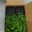 Der Rose 4 Pack Fake Plants Small Artificial Mini Faux Plants Indoor Black Bathroom Accessories for Room Home Office Shelf Decor