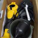 Paint Sprayer 1000W High Power Electric Spray Paint Gun with Adjustable Spray Width Knob,1400ML Container,4 Nozzles & 3 Patterns,Easy to Clean for Furniture Cabinets House Painting (Gold)