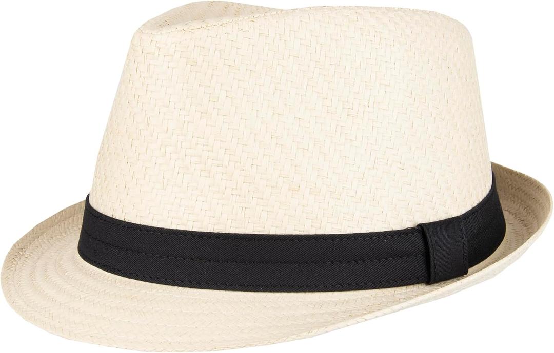 Levi's Mens Lightweight Straw Fedora Panama Hat Levi's Mens Lightweight Straw Fedora Panama Hat
