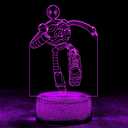 The Wild Robot -3D Robot Touch-Control Night Light Multi-Color LED Desk Lamp Decoration for Kids’ Rooms, Ideal for Christmas Gifts, Birthdays, and Holiday Décor