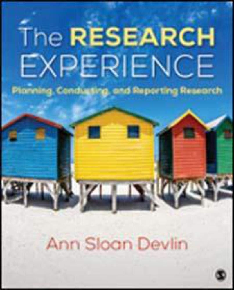 The Research Experience: Planning, Conducting, and Reporting Research The Research Experience: Planning, Conducting, and Reporting Research