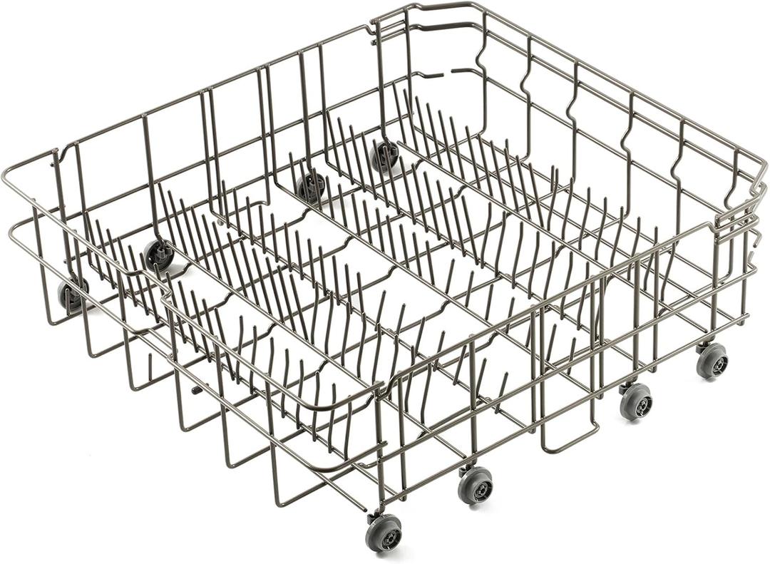 2026 Upgraded DD82-01384A Dishwasher Lower Rack Replacement for Samsung Dishwasher Parts 22.4" x 20.5" DW80M2020US DW80R2031US DW80R2031UG DW80N3030UW Samsung Dishwasher Lower Dishrack Bottom Rack