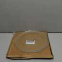 IMPRESA 11.25-Inch Microwave Glass Plate Replacement - Compatible with GE & Samsung Microwaves - Clear Round Glass Turntable Tray - Microwave Plate Replacement