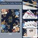 4 x 2026 Monthly Planner - 9'' x 11'', Monthly Planner/Calendar 2026, from MAR.-Dec. 2026, 12 Month Calendar with Tabs, Premium Paper, Twin-wire Binding, Inner Pocket, Note Pages