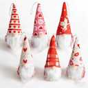 2 x Valentines Day Tree Ornaments Large, 6 Inch Valentines Day Christmas Tree Decorations Hanging Ornaments for Holiday Home Indoor Decorations