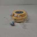 ORSDA Cat Toy, 3-in-1 Automatic Interactive Electronic Moving Ambush Feather, Fluttering Butterfly, Track Balls, USB Rechargeable Powered Smart Indoor Exercise Kicker (Yellow)