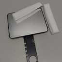 Jobsonslates Shower Mirror Fogless for Shaving, Fogless Mirror for Shower with Razor Holder, NODrilling & Removable, Shatterproof & Waterproof with 2 Adhesive Hooks