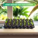 RooTrimmer 5-Pack 32 Cell Seedling Trays & 160 Pack 2" Soft Clear Nursery Pots -Thickened Durable Plant Starter Kit for Seed Germination (5 Sets)