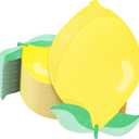 100 Pieces Paper Fruit Napkins Summer Decorative Napkin Disposable Fruits Birthday Party Supplies 2 Ply Absorbent Napkins for Baby Shower Holiday Fruit Party Dinnerware(Lemon)