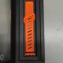 Aulumu A02 Compatible with Apple Watch Ultra/Ultra 2 Band - 49mm for Men, Sport Bands for iWatch 46mm(Series 10),45mm(9/8/7),44mm(SE2/SE/6/5/4),42mm(3/2/1) (Red Orange)