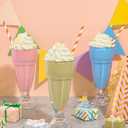 100 Packs Orange Biodegradable Striped Paper Straws, Disposable Drinking Straws for Birthday Carnival Summer Pool Party Wedding Baby Shower Halloween Christmas Party Decoration Supplies