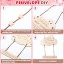 4 Pcs Christmas New Mom Gifts for Women with Exquisite Box Newborn Baby Pregnancy Gift for New Parents Gender Reveal Gifts with Mom and Dad Stocking Necklace Set for First Time Moms