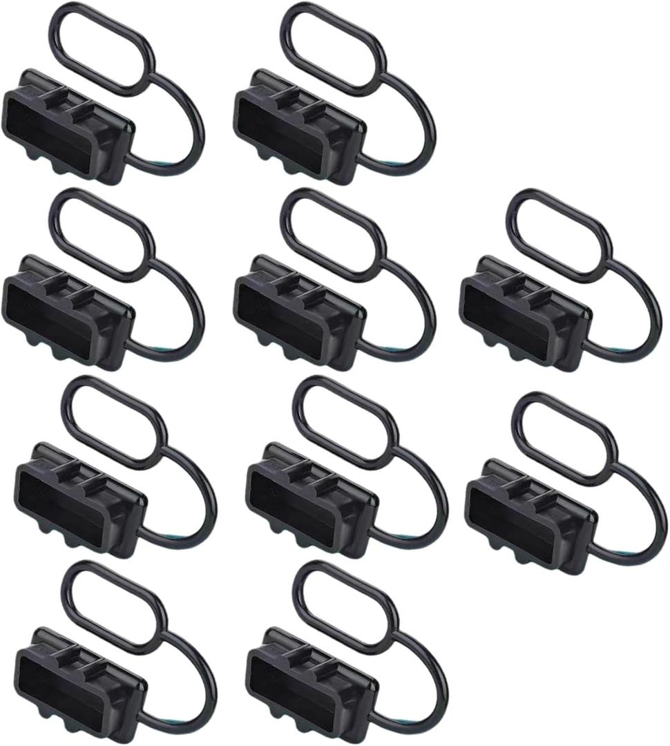 10Pcs Dust Water Resistant Connector Cap for Anderson Plug Cover Style Connectors 50AMP Battery Caravn Dust Cap