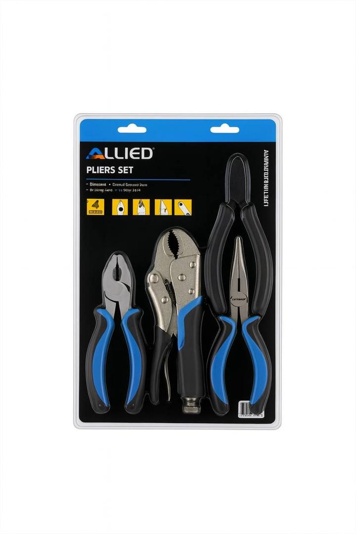 3 PC. PLIERS SET