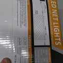 21ft x 5ft Solar Net Lights Outdoor, Solar & USB 2 Power Way 360 LED Waterproof Mesh Lights for Bushes, Remote Control 8 Modes String Light Trees Patio Garden Christmas Indoor Decor (Warm White)