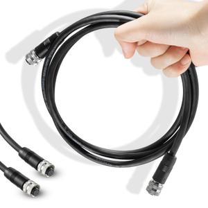 720073-6 5 Foot Ethernet Cable AS EC 5E Replace for Humminbird, Black Fit for Helix, APEX, SOLIX and Onix