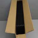 Goovilla Garden Fence, Total 10ft(L) x 24in(H) Garden Fencing Animal Barrier, 10 Pcs Rustproof Metal Fence Panels, Black No Dig Fence, Decorative Garden Fences and Borders for Dogs, Flower Bed, Patio