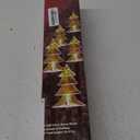 ILLUMINEW Outdoor Christmas Decorations, Solar Christmas Pathway Lights, Set of 5 Waterproof Landscape LED Lights for Yard Lawn Patio Walkway Decor (5PCS-Warm White-Tree)