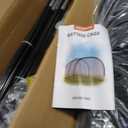ORIENGEAR Baseball Batting Cage 13FT Baseball Batting Cages for Backyard, Baseball Training Equipment Netting for Hitting and Pitching Practice, Softball Baseball Cage with Frame and Net, Open Ended